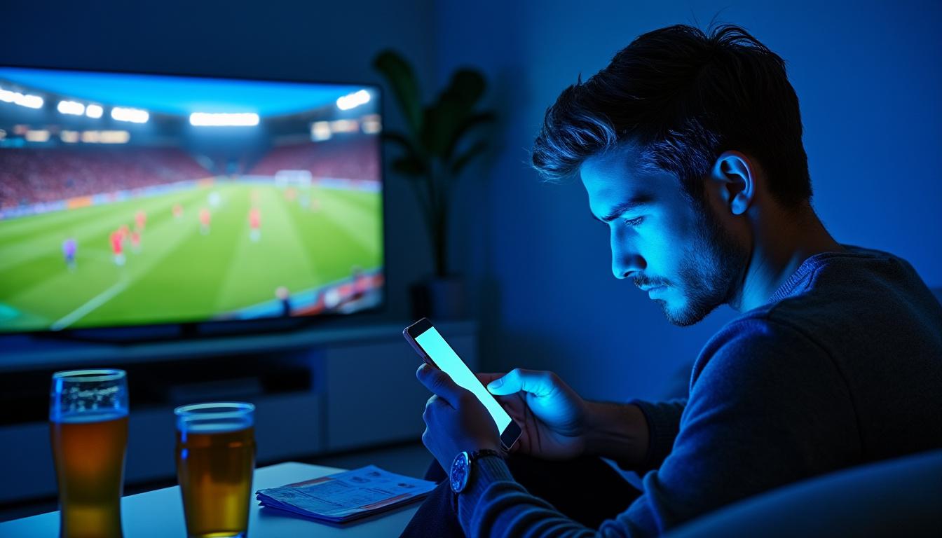 Illustration: Les risques d’addiction aux paris sportifs sur le football